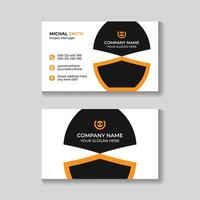 Professional creative corporate modern business card design template vector