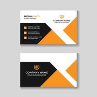 Professional creative corporate modern business card design template vector