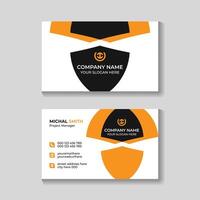 Professional creative corporate modern business card design template vector