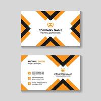 Creative modern clean business card design template vector