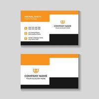 Creative modern clean business card design template vector