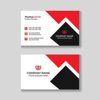 Creative modern business card design template vector