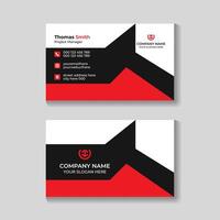 Professional creative modern business card design template vector