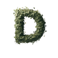 AI generated Isolated 3D Letter on a Clear PNG Canva