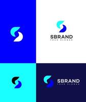 S Letter Logo Vector Design Icon Brand Identity Sign Symbol