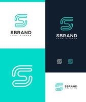 s letra logo vector diseño icono marca identidad firmar símbolo