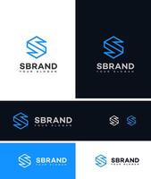 S Letter Logo Vector Design Icon Brand Identity Sign Symbol