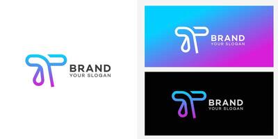 T Letter Logo Vector Icon Brand Identity Sign Symbol