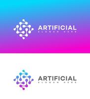 artificial intelligence logo Icon Brand Identity Sign Symbol vector