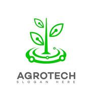 agro tecnología logo icono marca identidad firmar símbolo vector