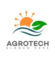 agro tecnología logo icono marca identidad firmar símbolo vector