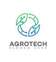 agro tech logo Icon Brand Identity Sign Symbol vector