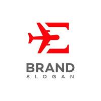 e travel logo Icon Brand Identity Sign Symbol vector