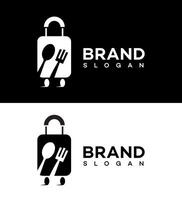 food travel logo Icon Brand Identity Sign Symbol vector