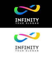 infinito logo icono marca identidad firmar símbolo vector