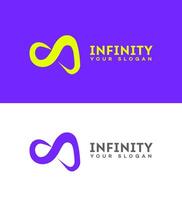 infinito logo icono marca identidad firmar símbolo vector