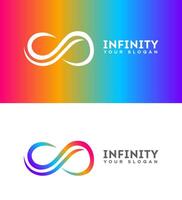 infinito logo icono marca identidad firmar símbolo vector