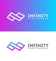 infinito logo icono marca identidad firmar símbolo vector