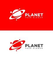 planeta logo icono marca identidad firmar símbolo vector