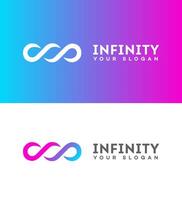 infinito logo icono marca identidad firmar símbolo vector