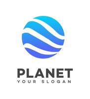 Planet logo Icon Brand Identity Sign Symbol vector