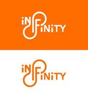 infinito logo icono marca identidad firmar símbolo vector