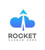 Rocket Logo Icon Brand Identity Sign Symbol vector