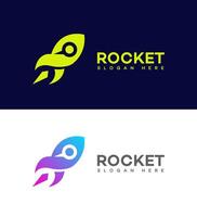 Rocket Logo Icon Brand Identity Sign Symbol vector