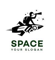 space travel logo Icon Brand Identity Sign Symbol vector