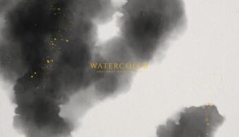 Abstract horizontal watercolor background. Neutral light colored empty space background illustration vector