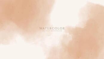 Abstract horizontal watercolor background. Neutral light colored empty space background illustration vector