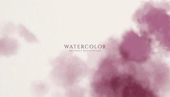 Abstract horizontal watercolor background. Neutral light colored empty space background illustration vector