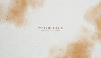 Abstract horizontal watercolor background. Neutral light colored empty space background illustration vector