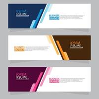 Vector abstract design web banner template. Web Design Elements - Header Design. Abstract geometric web banner template on grey background.