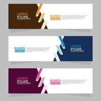 Vector abstract design web banner template. Web Design Elements - Header Design. Abstract geometric web banner template on grey background.