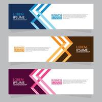 Vector abstract design web banner template. Web Design Elements - Header Design. Abstract geometric web banner template on grey background.