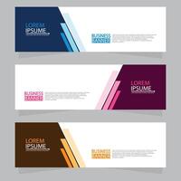 Vector abstract design web banner template. Web Design Elements - Header Design. Abstract geometric web banner template on grey background.