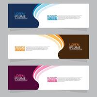 Vector abstract design web banner template. Web Design Elements - Header Design. Abstract geometric web banner template on grey background.