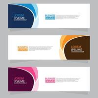 Vector abstract design web banner template. Web Design Elements - Header Design. Abstract geometric web banner template on grey background.