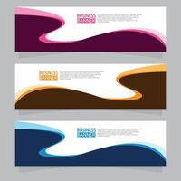 Vector abstract design web banner template. Web Design Elements - Header Design. Abstract geometric web banner template on grey background.