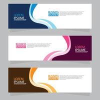 Vector abstract design web banner template. Web Design Elements - Header Design. Abstract geometric web banner template on grey background.