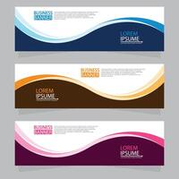 Vector abstract design web banner template. Web Design Elements - Header Design. Abstract geometric web banner template on grey background.