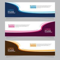 Vector abstract design web banner template. Web Design Elements - Header Design. Abstract geometric web banner template on grey background.