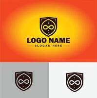 Shield logo vector art Protect shield security icon Company logo template