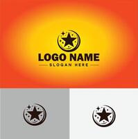 Star logo vector art icon graphics for business brand icon star logo template