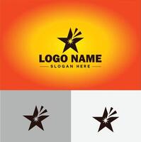 Star logo vector art icon graphics for business brand icon star logo template