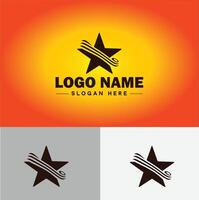 Star logo vector art icon graphics for business brand icon star logo template