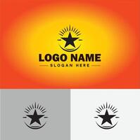 Star logo vector art icon graphics for business brand icon star logo template