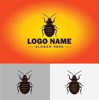 Bedbug logo vector art icon graphics for business brand icon bedbug logo template