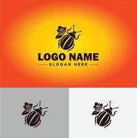 Weevil insect pest logo vector art icon graphics for business brand icon weevil logo template